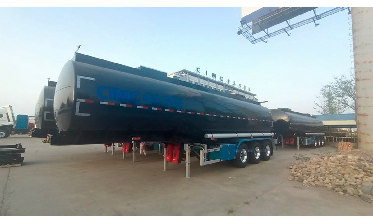 trailer used for asphalt transport trailer used for asphalt transport