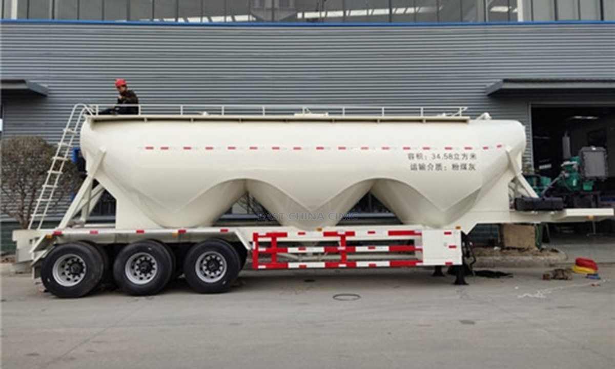 3 Chambers Cement Truck Trailer 3 Chambers Cement Truck Trailer